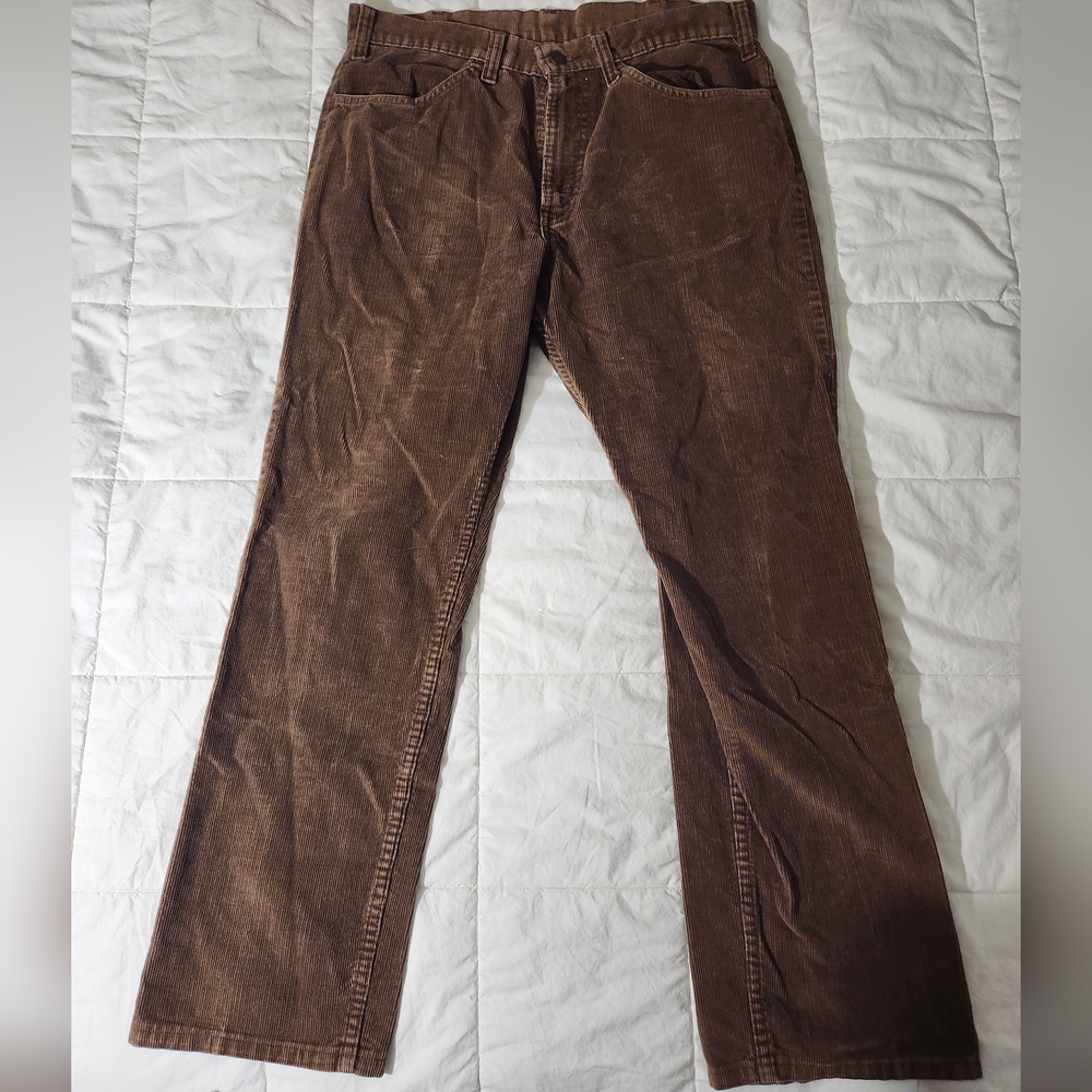 Vintage Levi's Brown Courdroys 70s - Picture 1 of 8